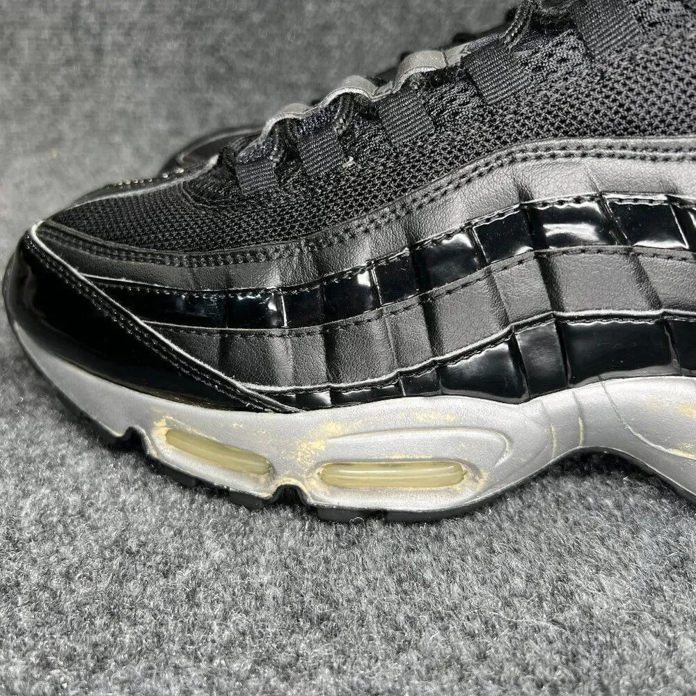 Nike Air Max 95 Shoes Men's Size 12 Black Sliver Vintage Retro Athletic Sneakers